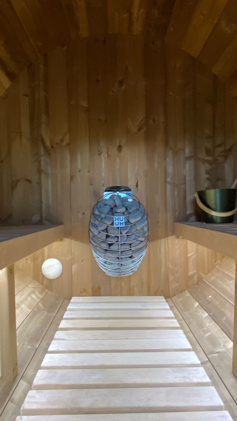 huum drop heater in sauna
