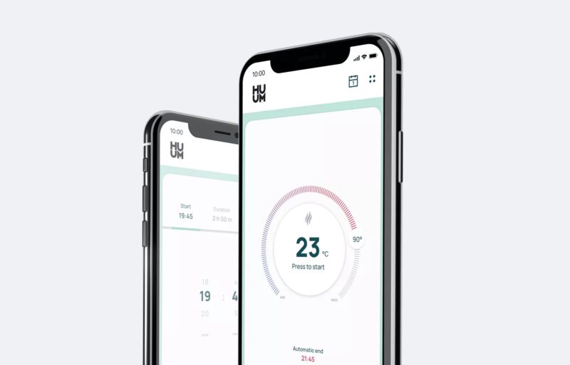 huum sauna heater phone app
