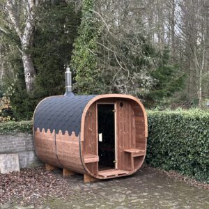 cube sauna from Scottish Saunas
