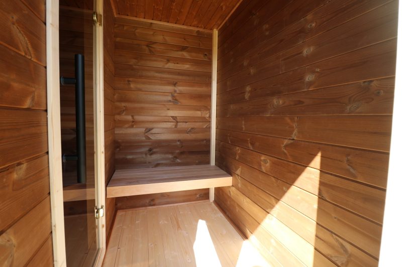 sauna changing room