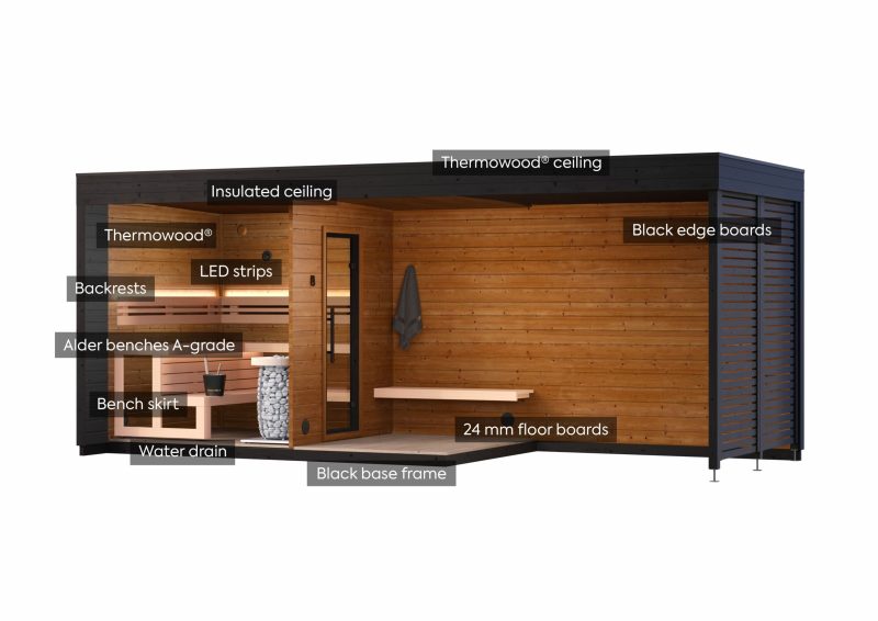 Monarch Sauna patio plus