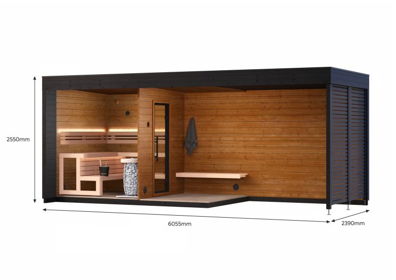 Monarch Sauna patio plus