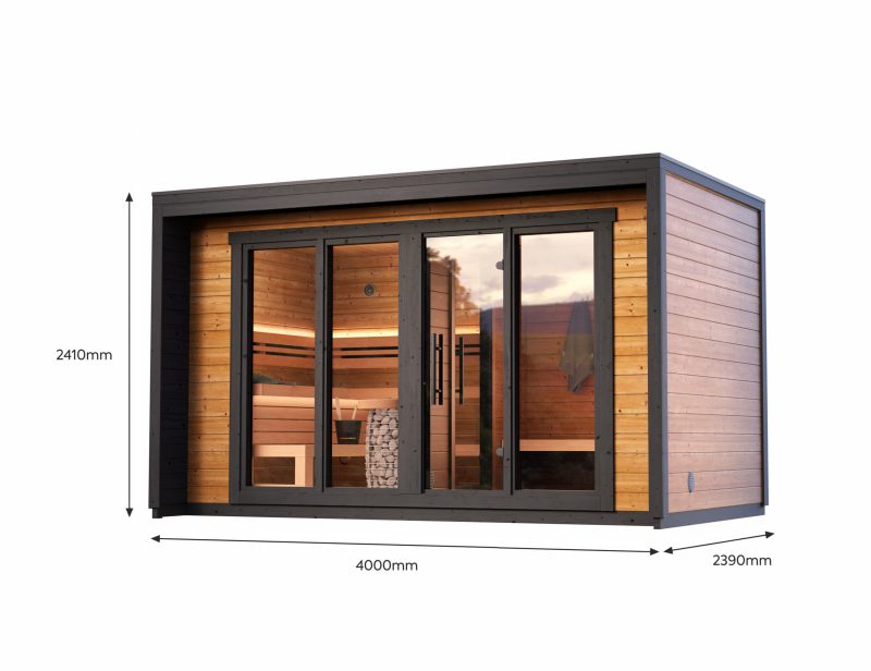 monarch sauna 3d drawing