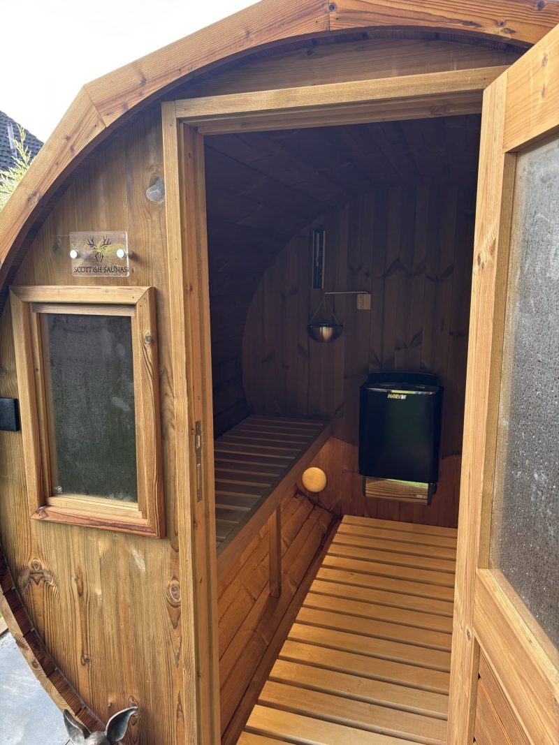 2m Thermowood Barrel Sauna - Image 14