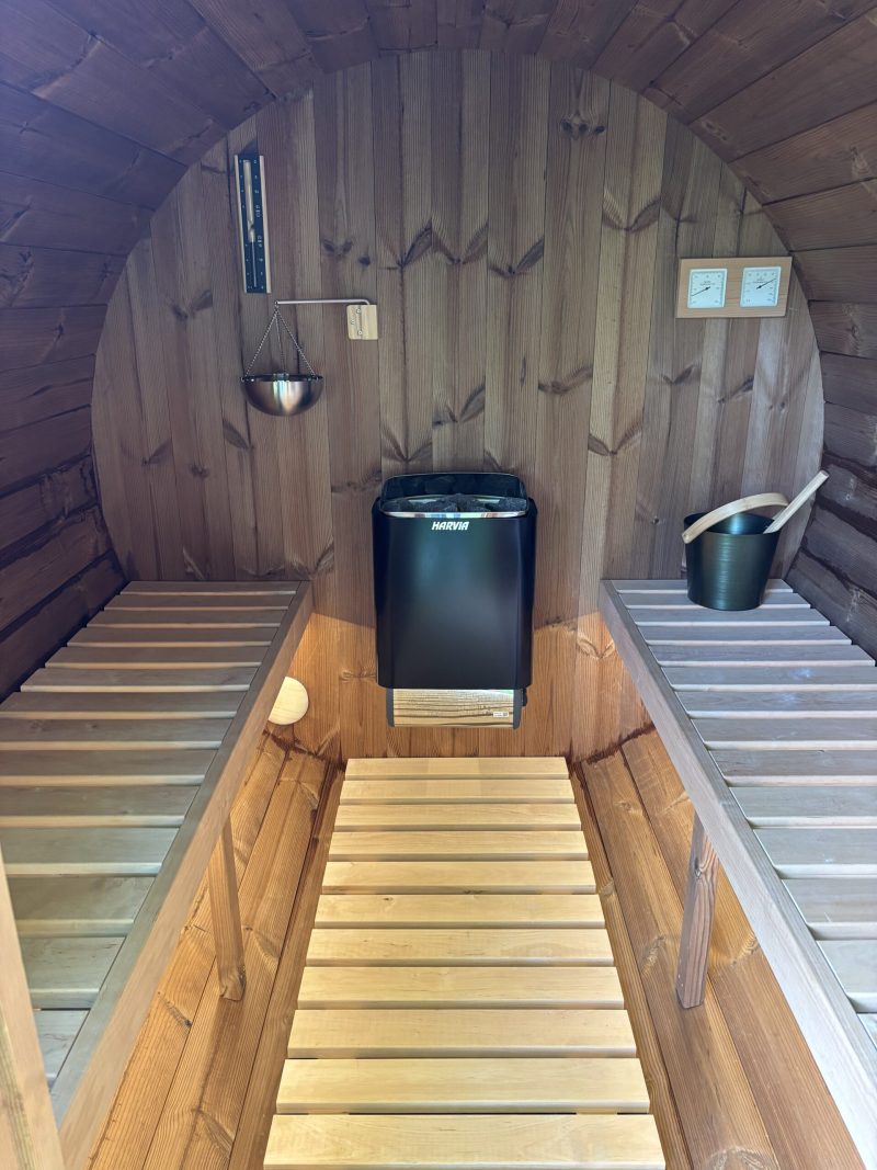 2m Thermowood Barrel Sauna - Image 15