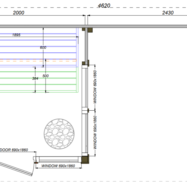 Monarch Sauna dimensions