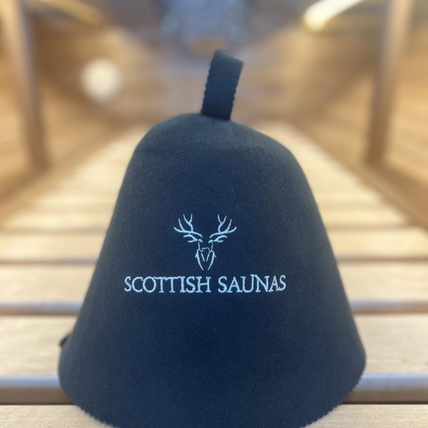 Charcoal Grey Sauna Hat