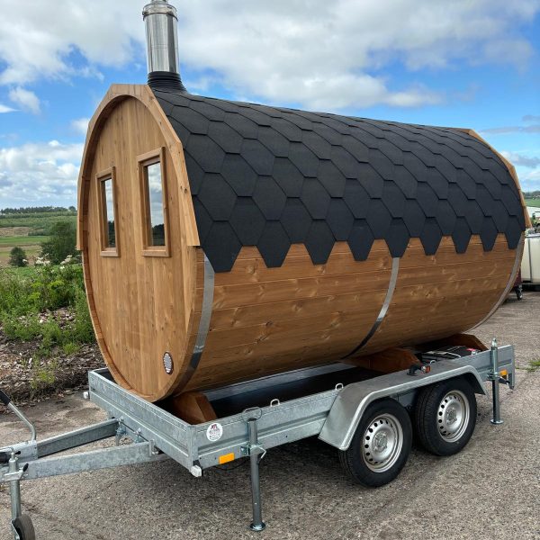 Mobile sauna from scottish saunas