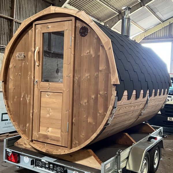 sauna on a trailer