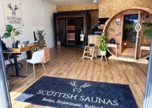 sauna showroom in fife scotland
