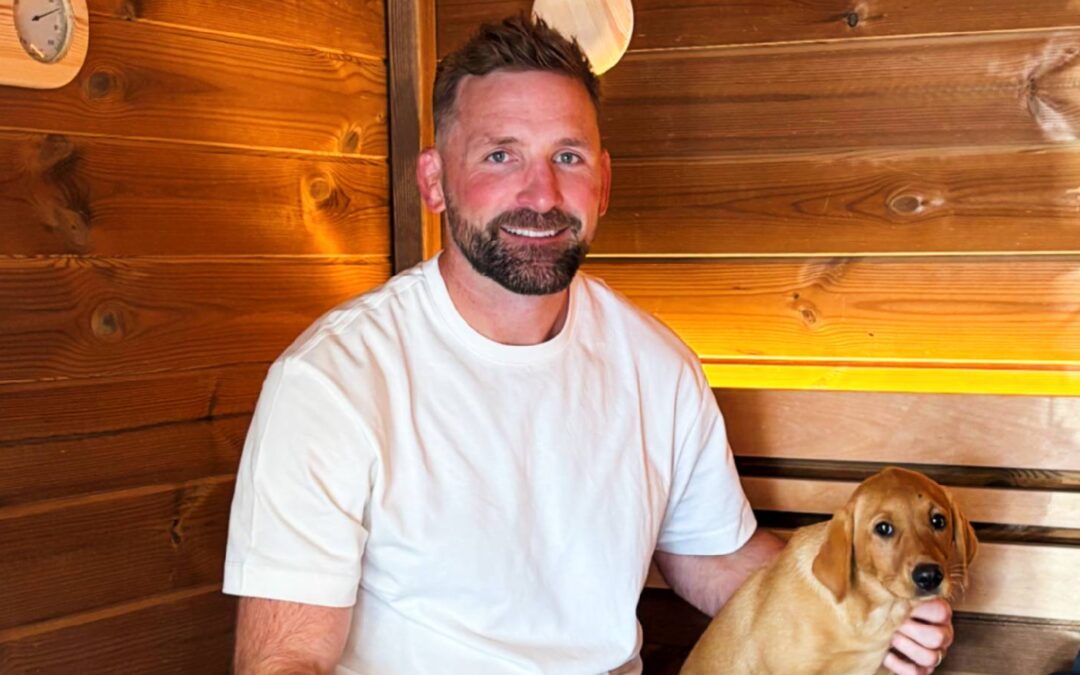 John Barclay Visits Scottish Saunas Showroom