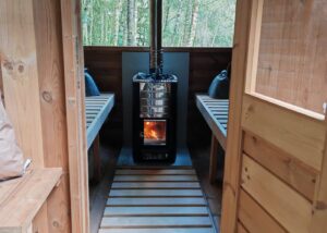 wood fired sauna heater