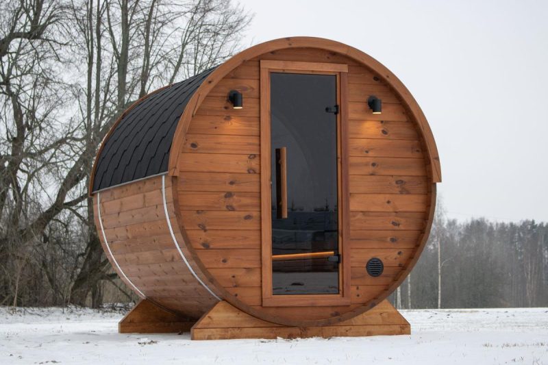 Scottish Saunas PREMIUM Barrel Sauna (2.2 x 2.2m) - Image 3