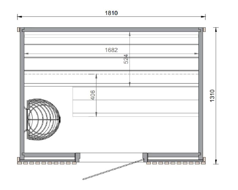 COMO 3 - Luxury Indoor Sauna - Image 2