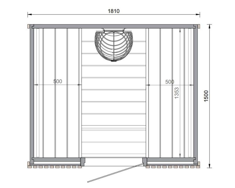 como 4 180 sauna