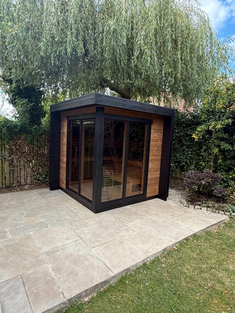 monarch sauna on patio
