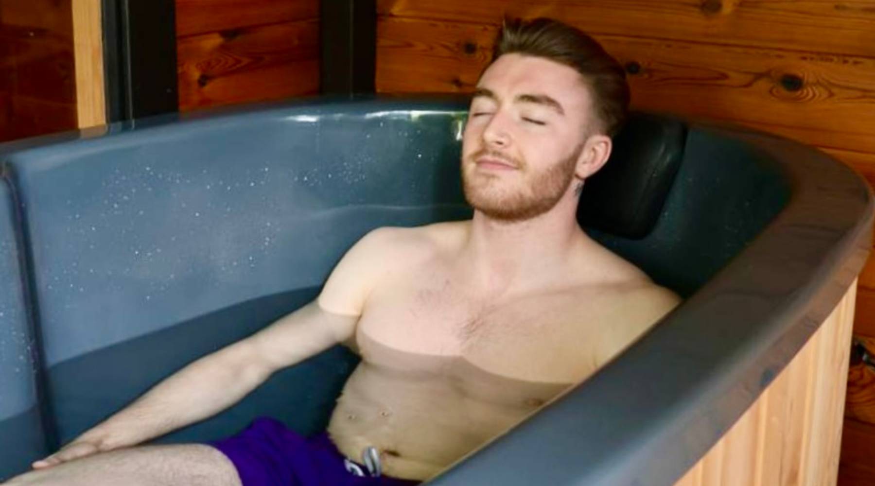 outdoor cold plunge bath