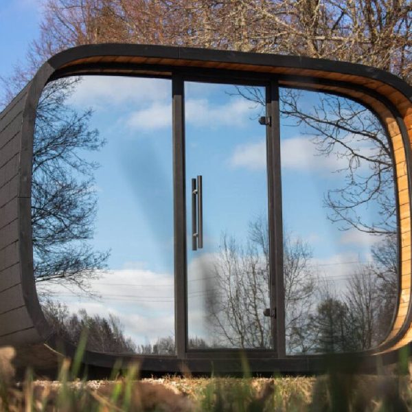 round cube relax sauna