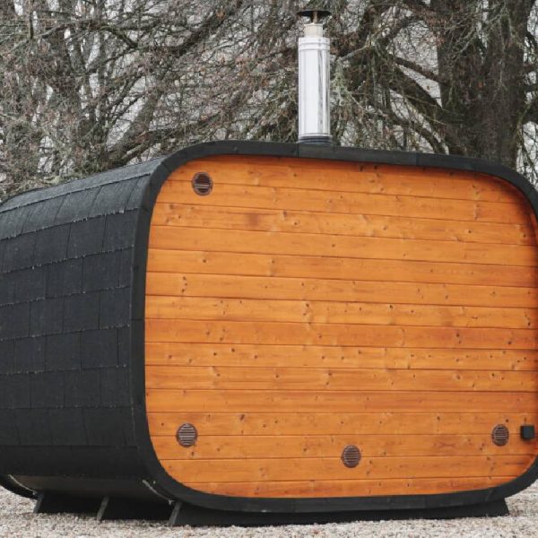 round cube single sauna