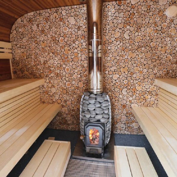 round cube single sauna
