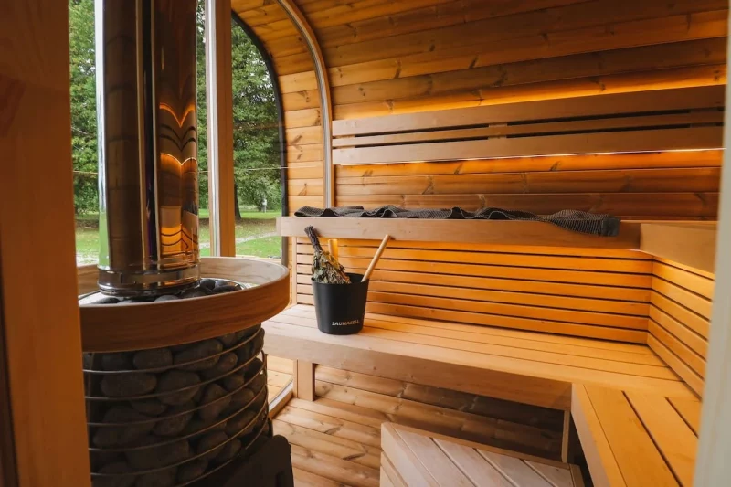 Round Cube Double Sauna - Image 11
