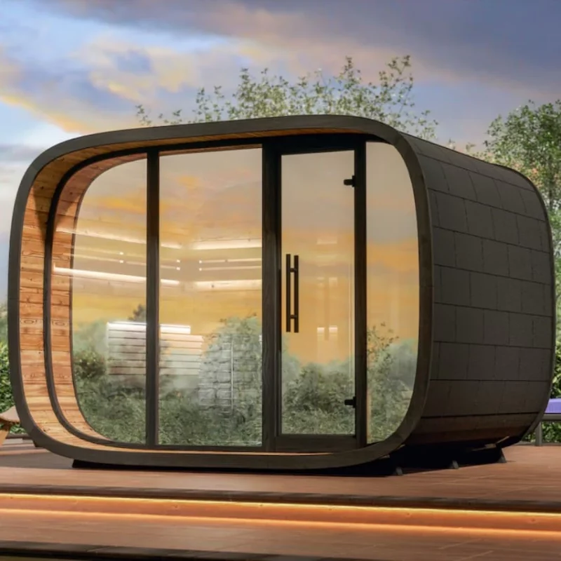Round Cube Double Sauna - Image 17