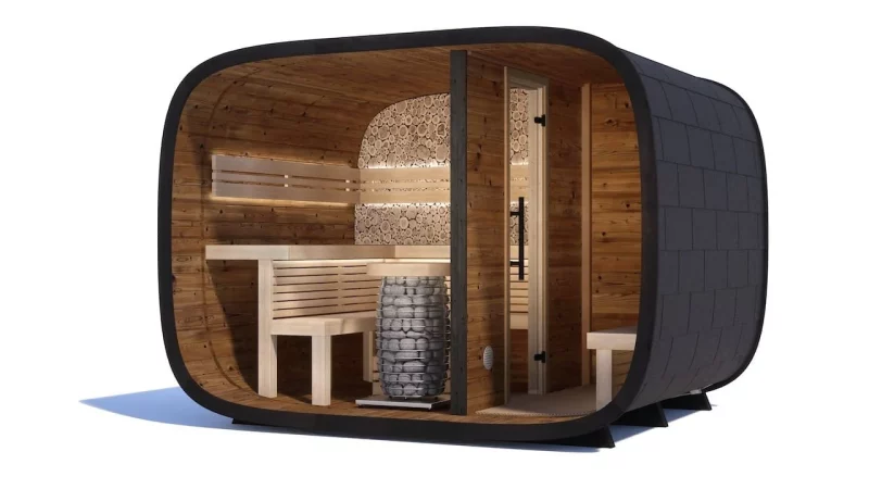 Round Cube Double Sauna - Image 18