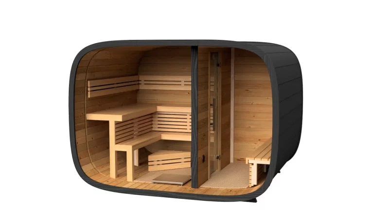 Round Cube Double Sauna - Image 19