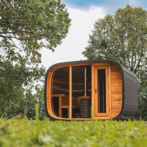 Round Cube Double Sauna