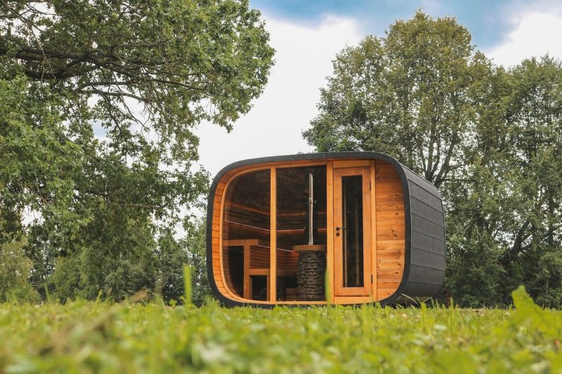 Round Cube Double Sauna