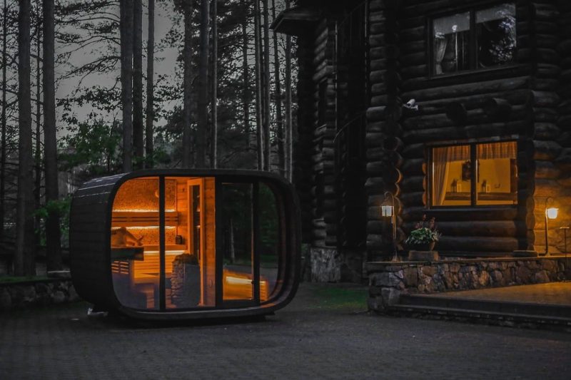 Round Cube Double Sauna - Image 15