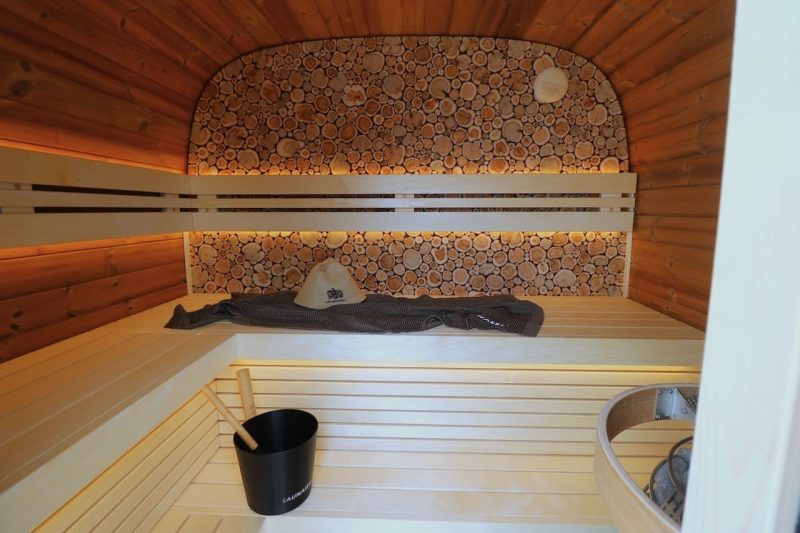 Round Cube Mini Sauna - Image 2