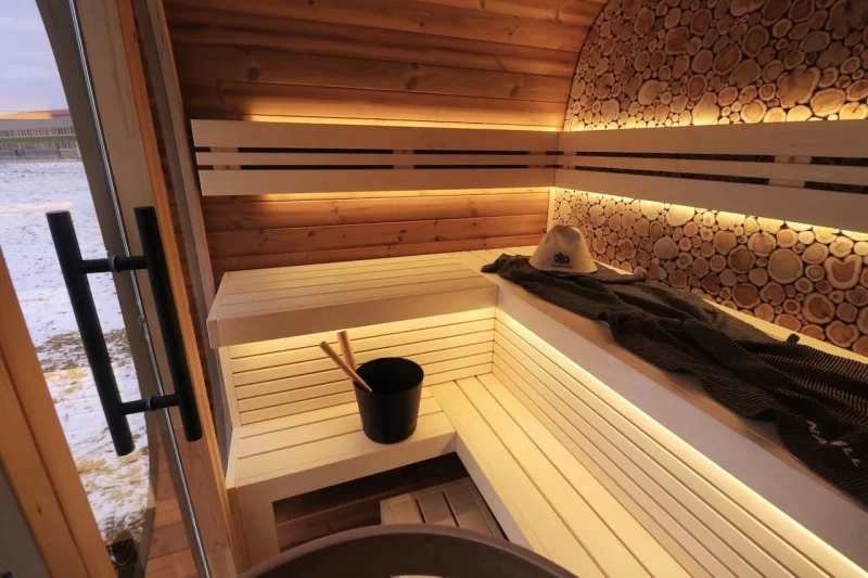 Round Cube Mini Sauna - Image 7