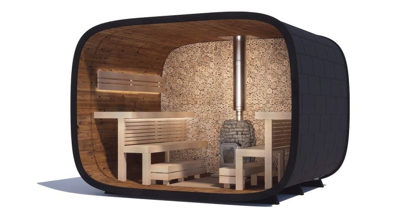 Round Cube Single Sauna - Image 10