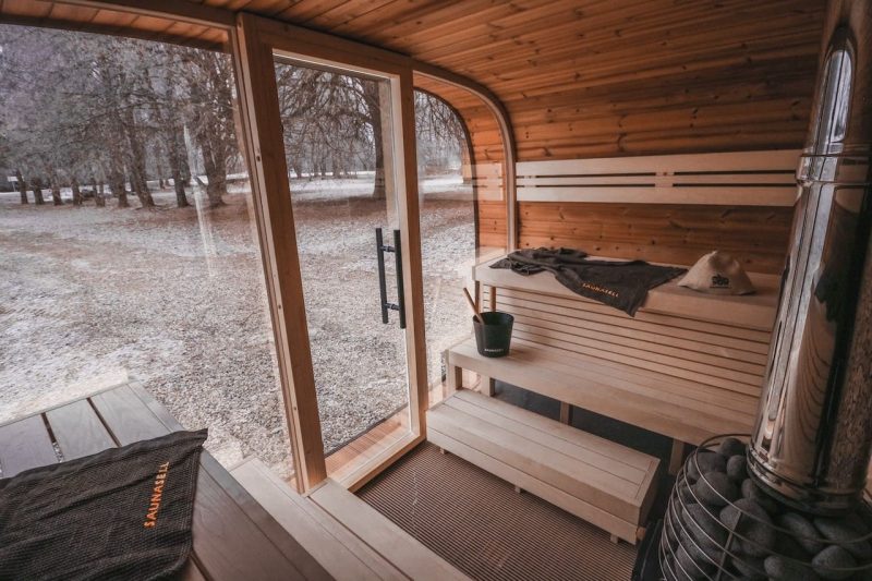 Round Cube Single Sauna - Image 7