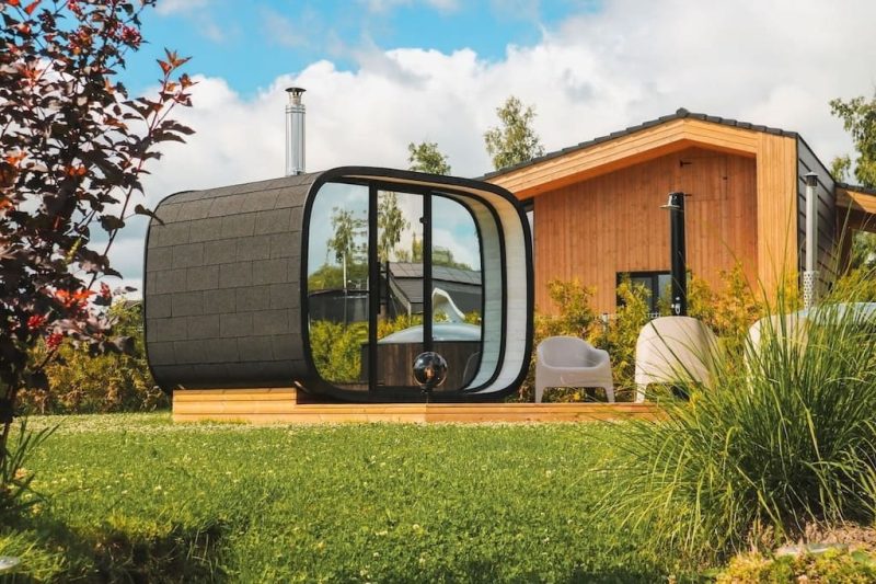 Round Cube Single Sauna - Image 16