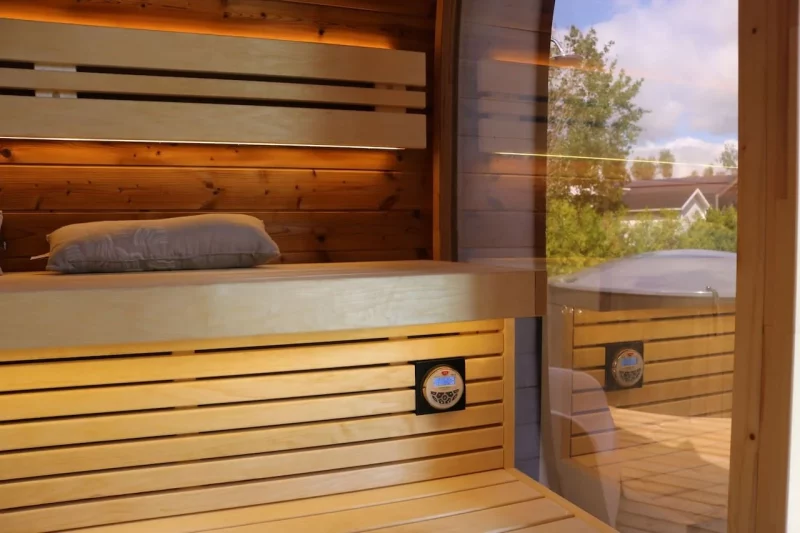 Round Cube Single Sauna - Image 9