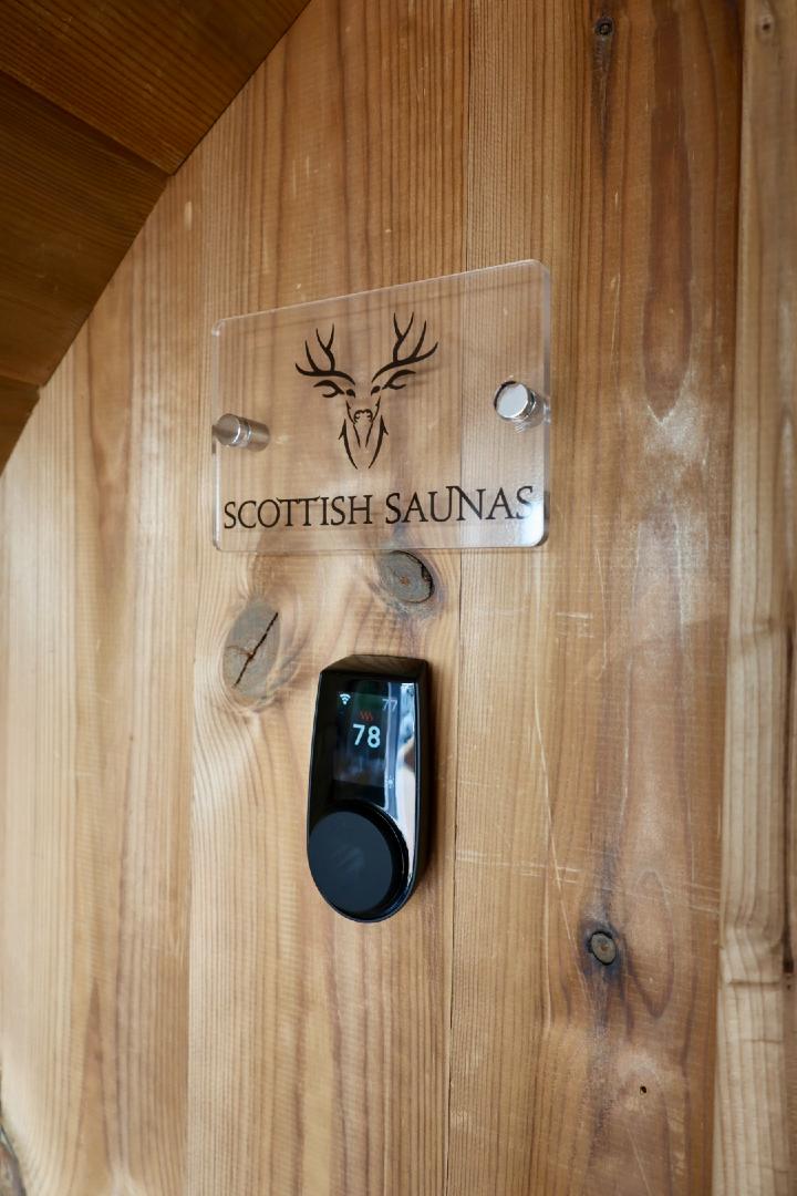 scottish saunas sign