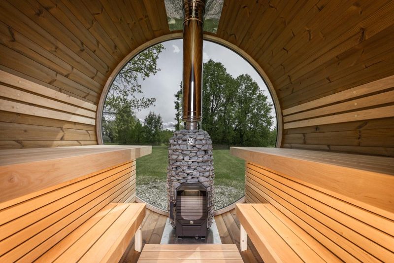 Scottish Saunas PREMIUM Barrel Sauna (2.2 x 2.2m)