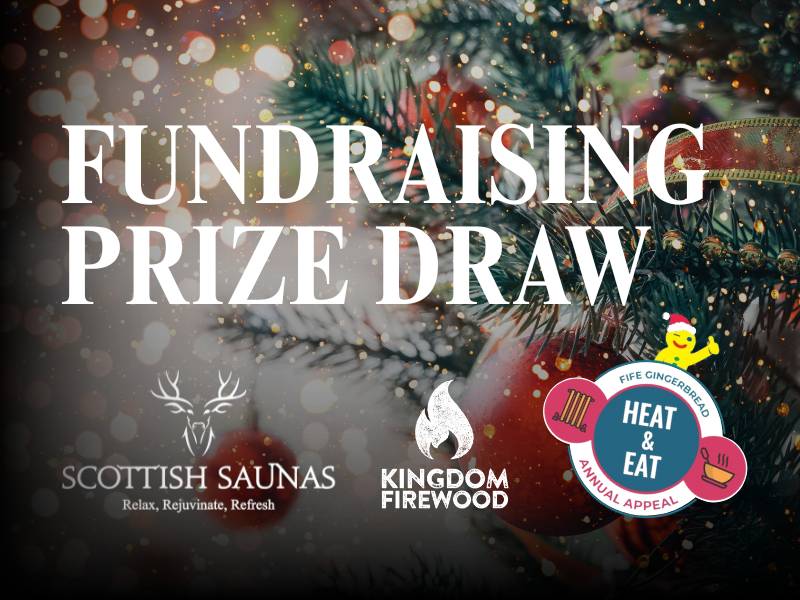 scottish saunas and kingdom firewood fundraising prize draw